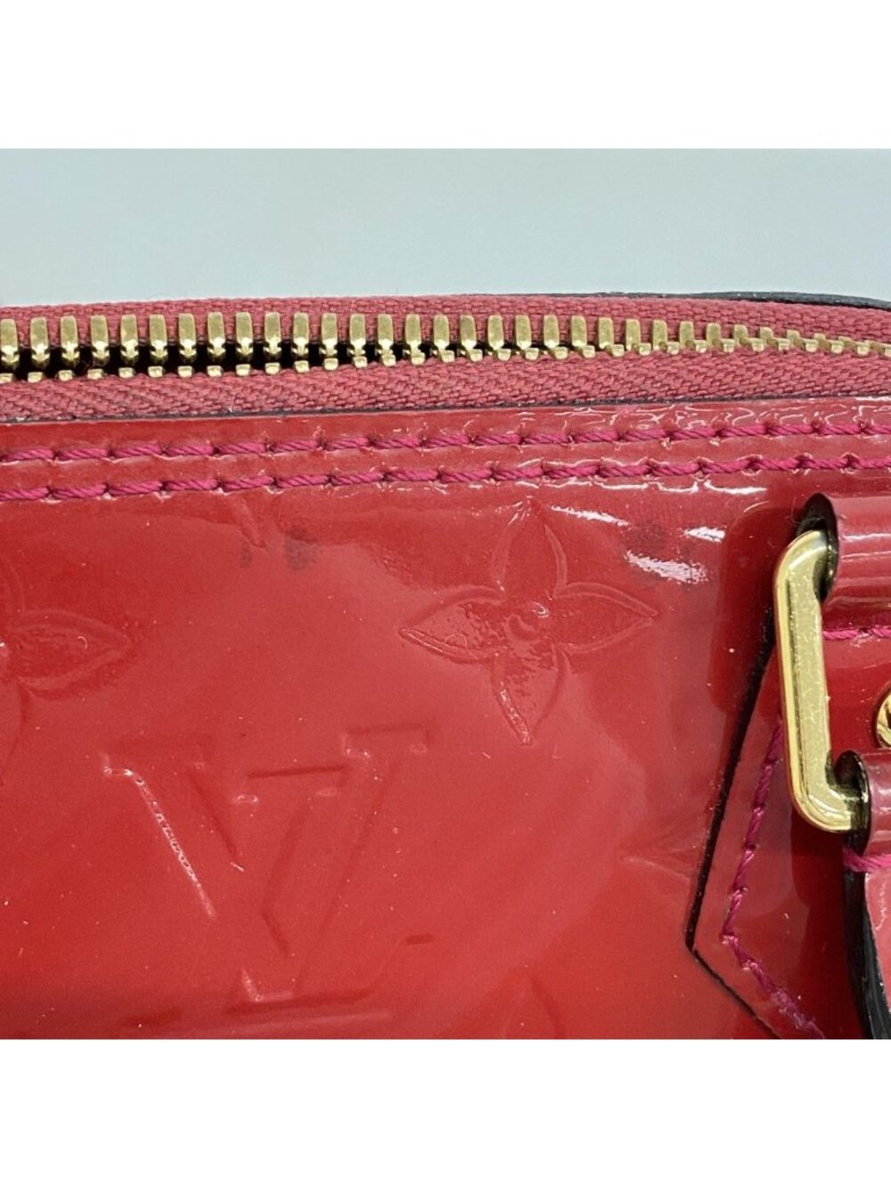 Louis Vuitton Handbag Vernis Alma BB Rose Indien 2-Way Bag - Picture 6 of 10